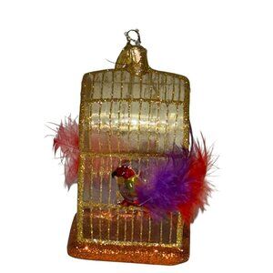Vintage Landmark Creations Birdcage Ornament  From Garden Collection Rare Find